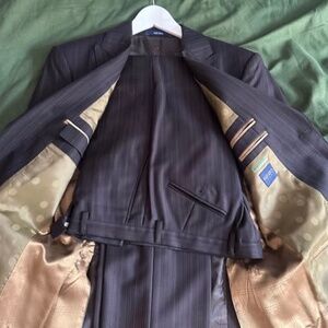 KENZO FAB SLIM FIT BLACK SUIT 46SZ